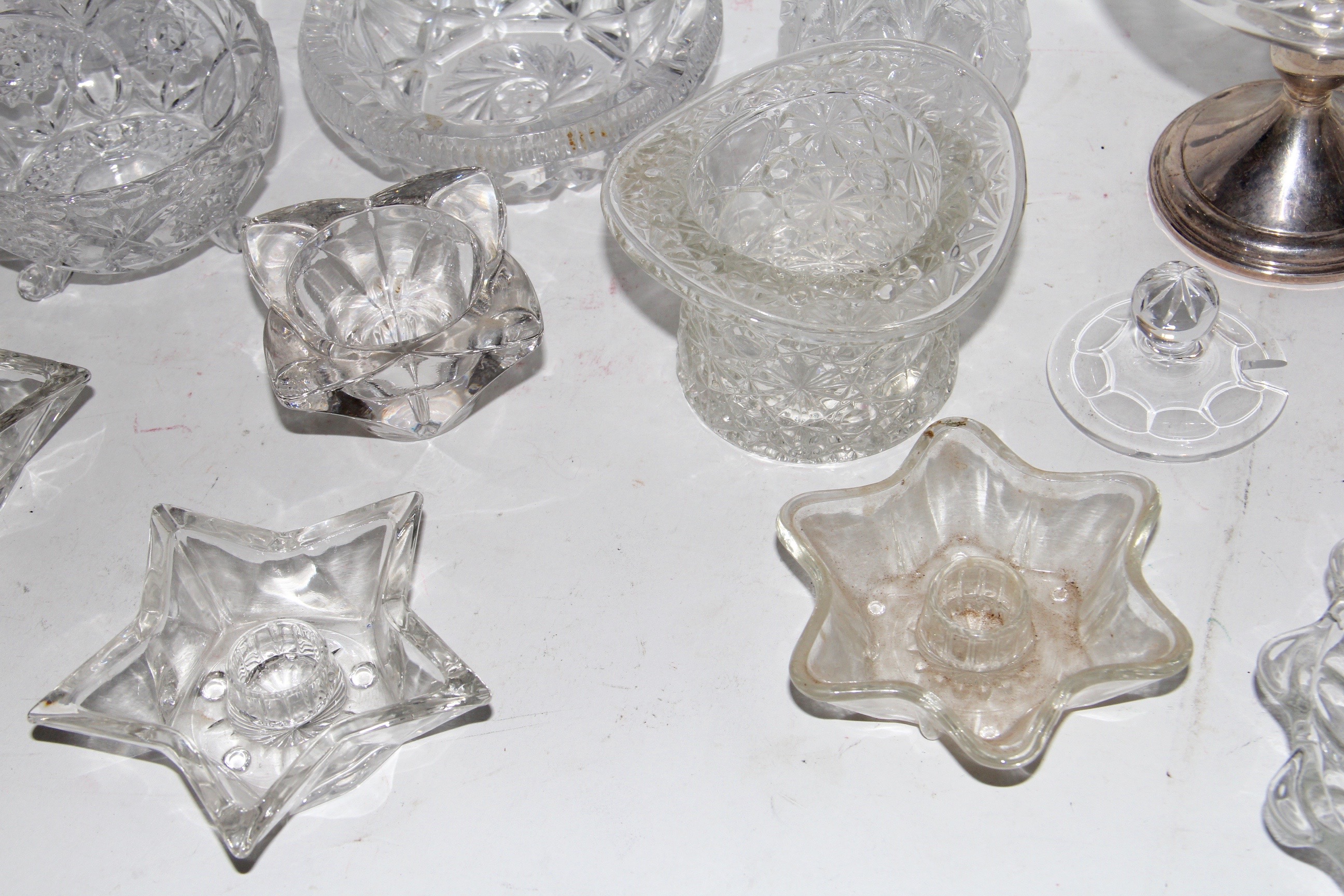 Assorted Cut Glass Pieces EBTH