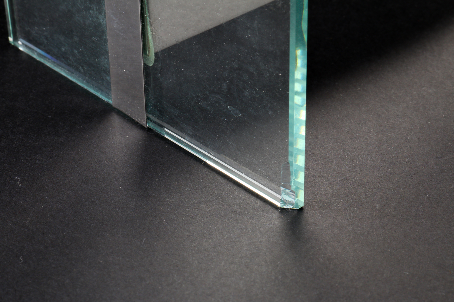 Z Gallerie Glass and Aluminum Vase EBTH