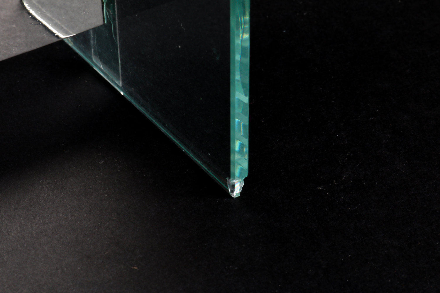 Z Gallerie Glass and Aluminum Vase EBTH