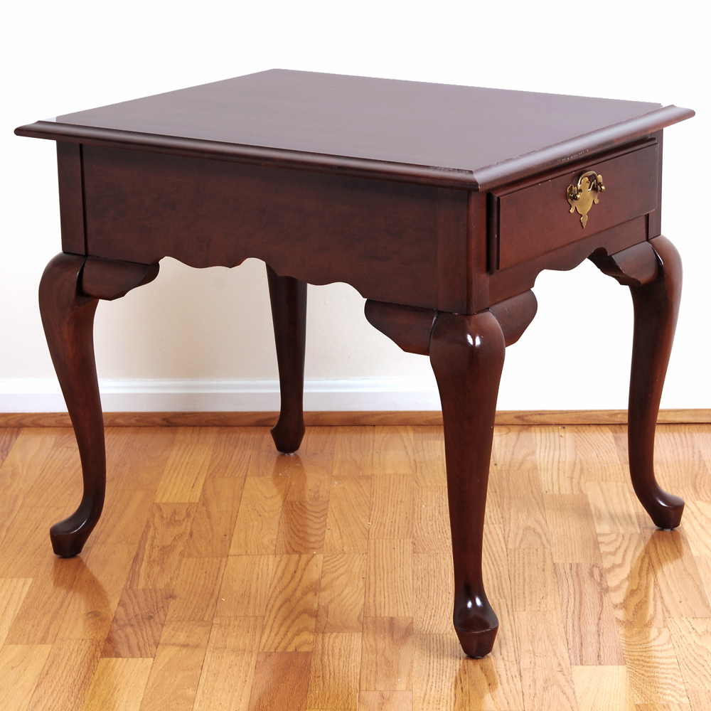 Broyhill Cherry Side Table EBTH