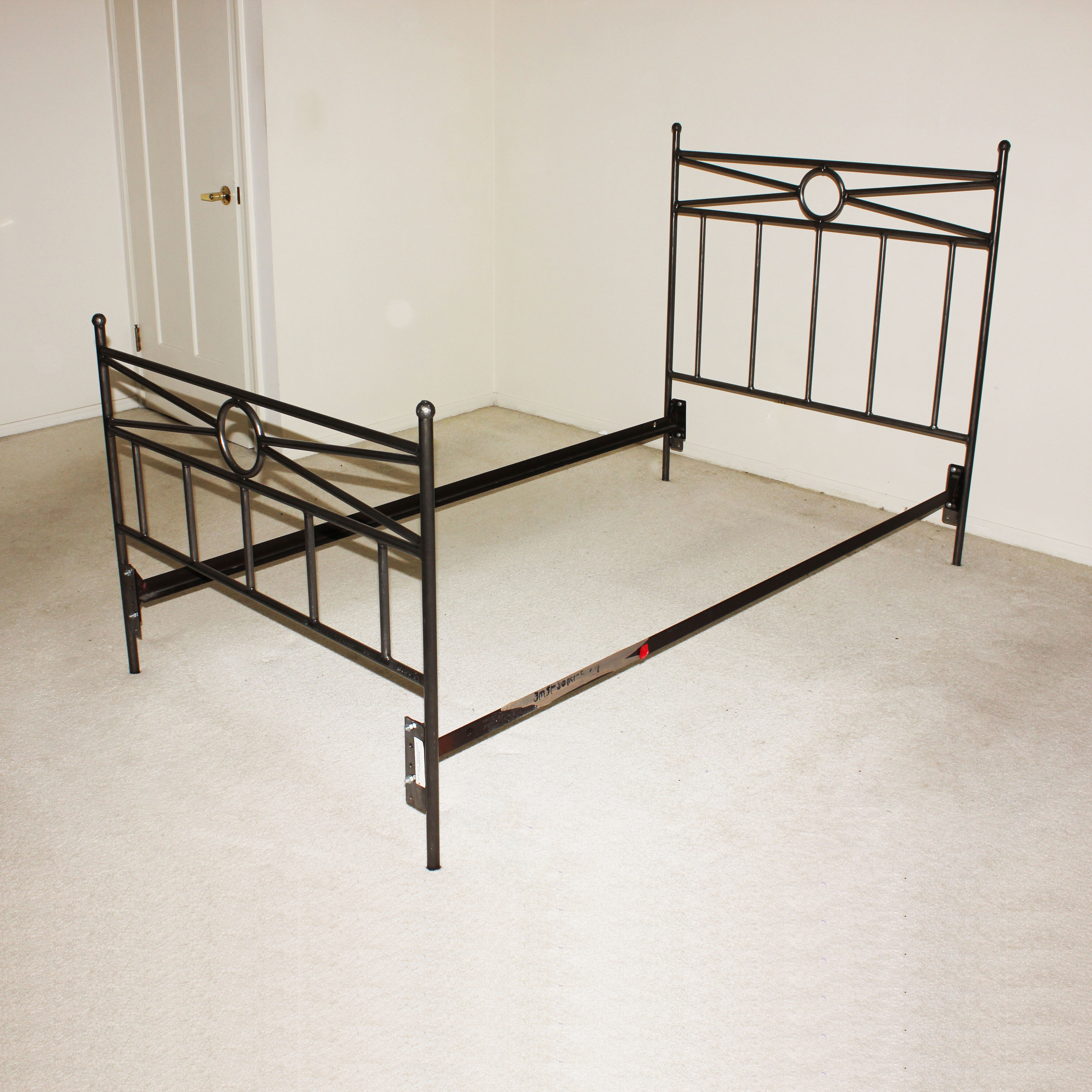Gray Wrought Iron Twin Bed Frame EBTH