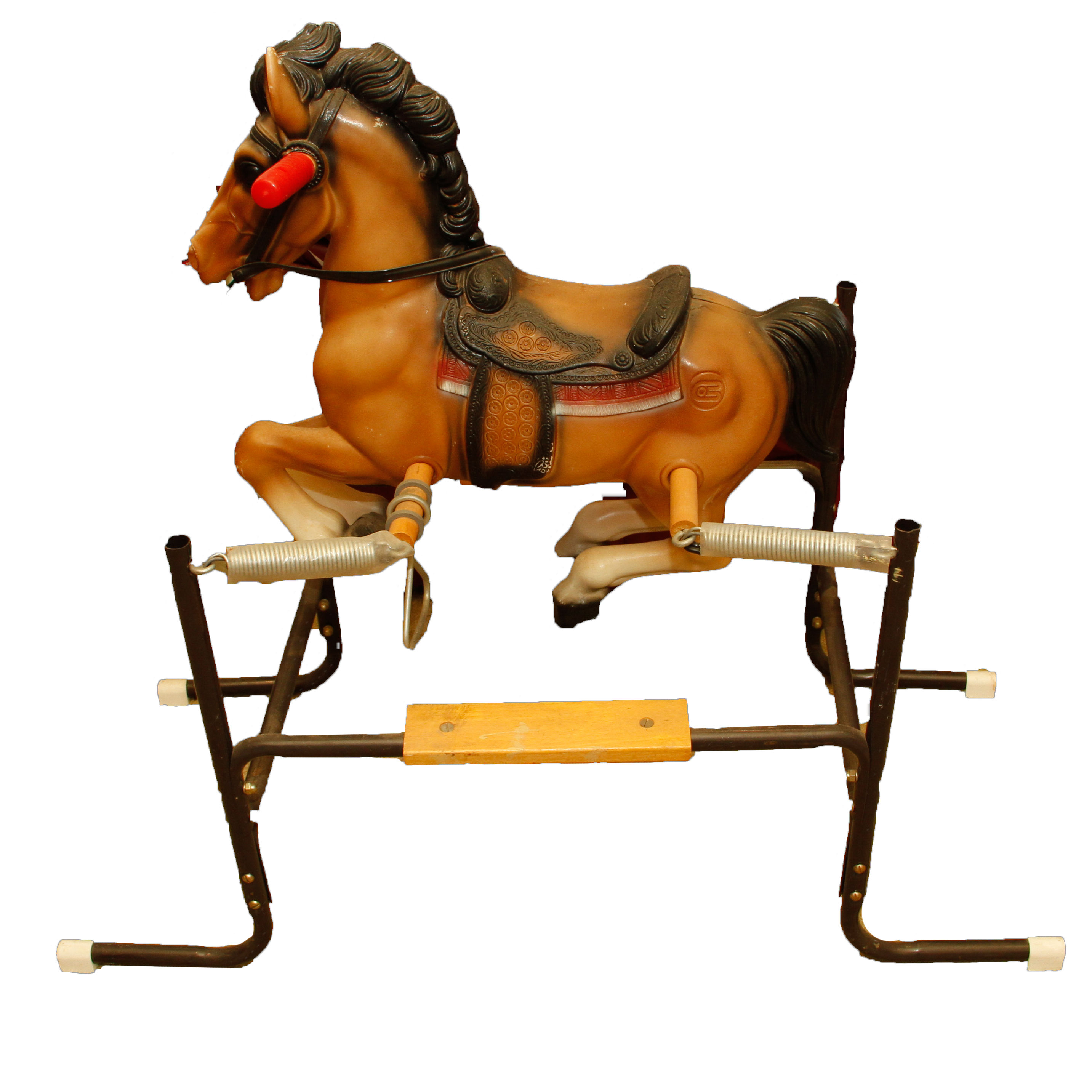 Vintage Spring Rocking Horse EBTH   EBTH 134 WoodwardHills 96 02 