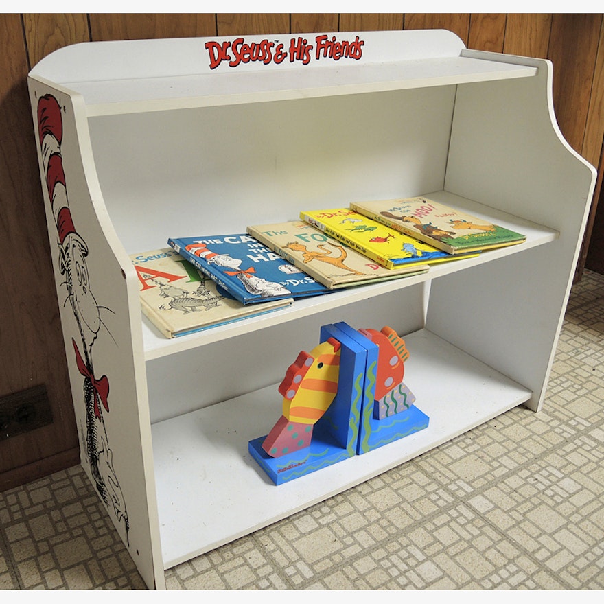 Dr Seuss Children S Bookcase With Books Ebth