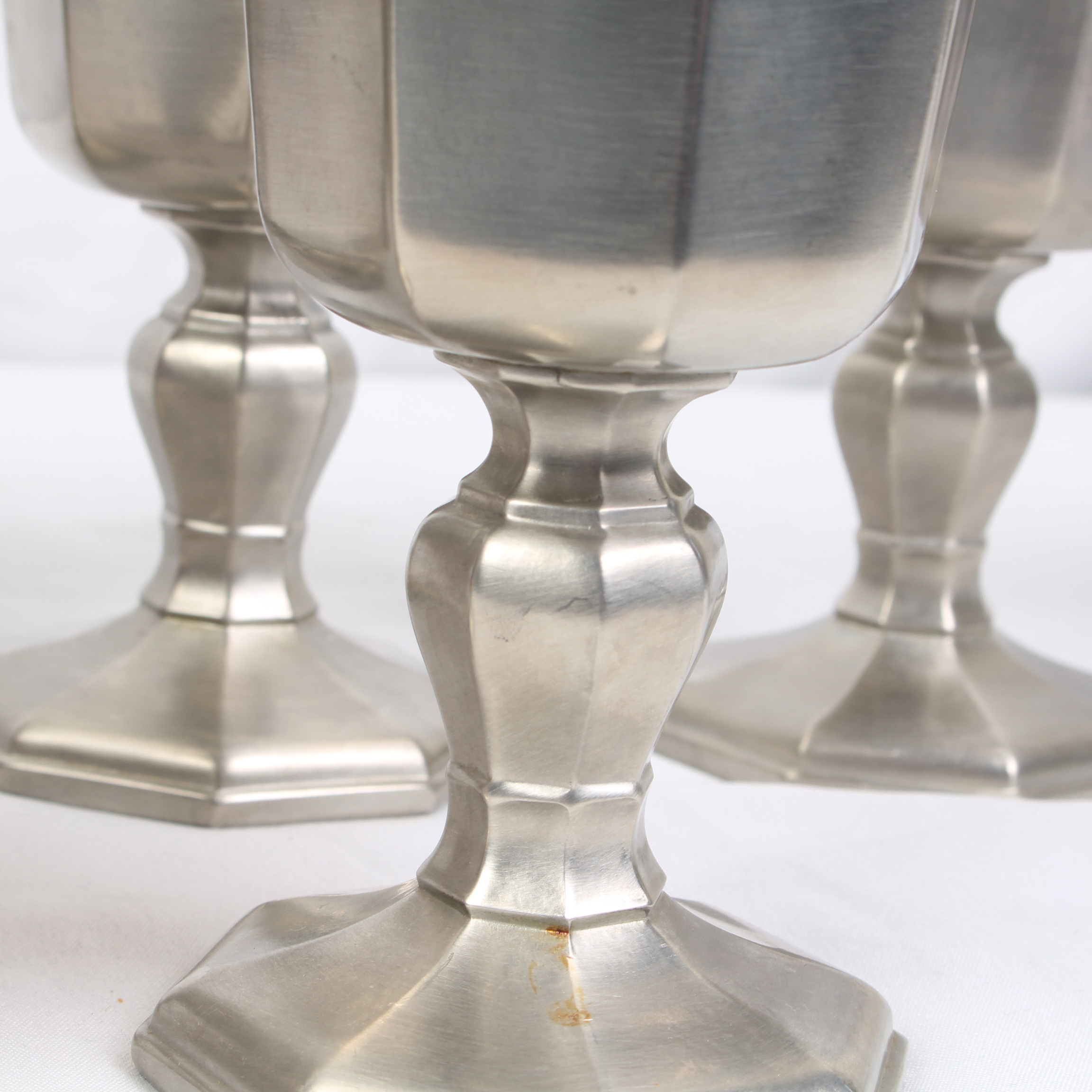 Collection of Gorham Pewter Goblets EBTH