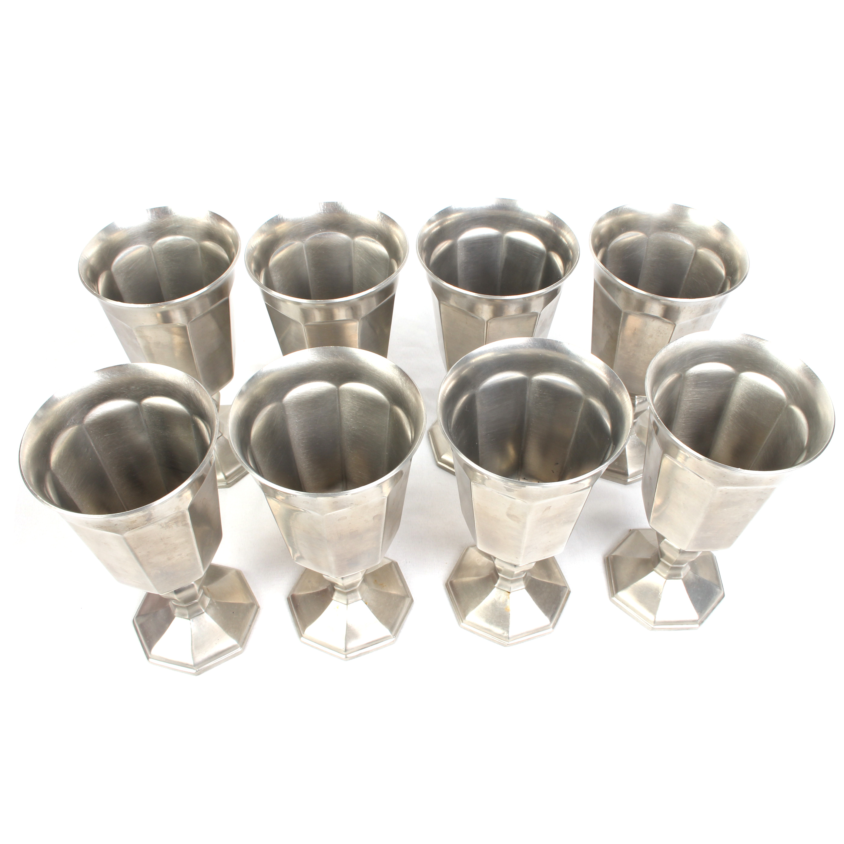Collection of Gorham Pewter Goblets EBTH