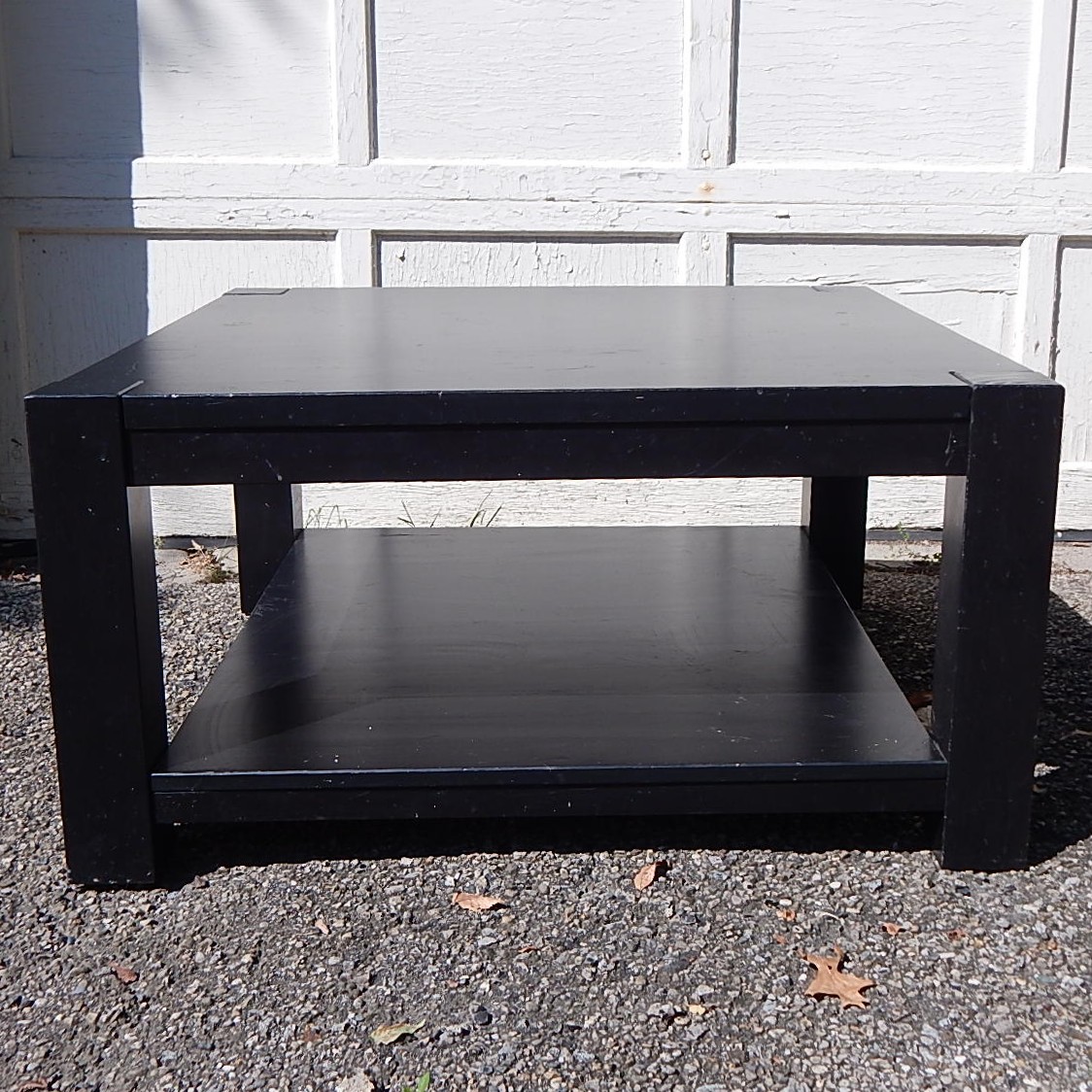 IKEA Brand Square Black Coffee Table EBTH
