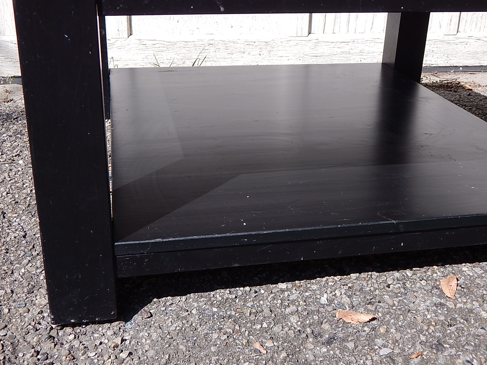 IKEA Brand Square Black Coffee Table EBTH