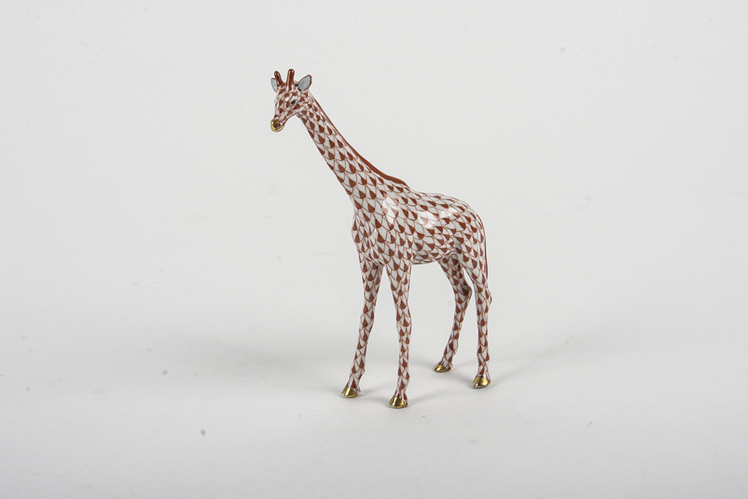Herend Hand Painted Porcelain Giraffe Figurine EBTH