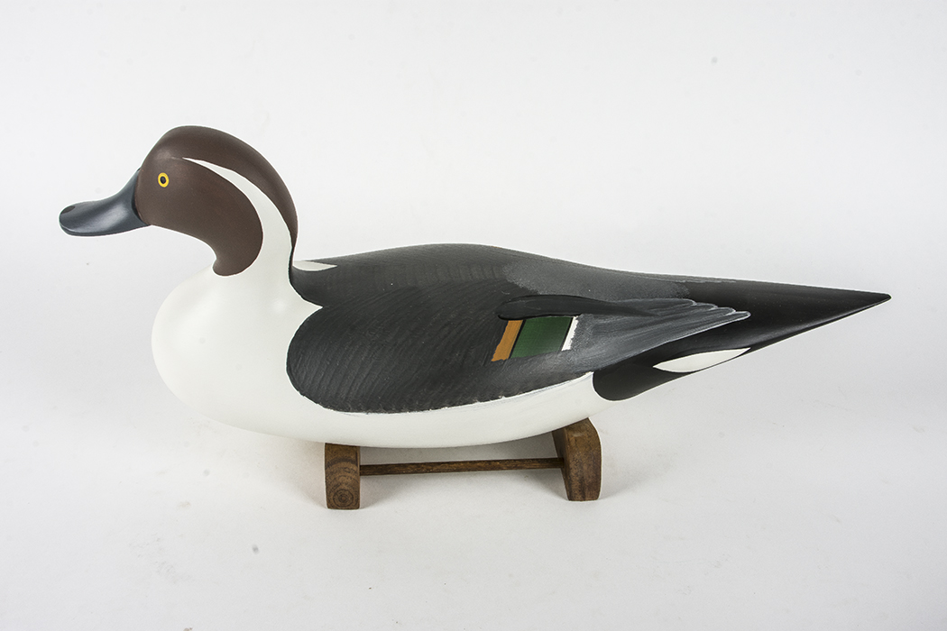 Pair of Patrick Vincenti Signed Wooden Pintail Duck Decoys EBTH