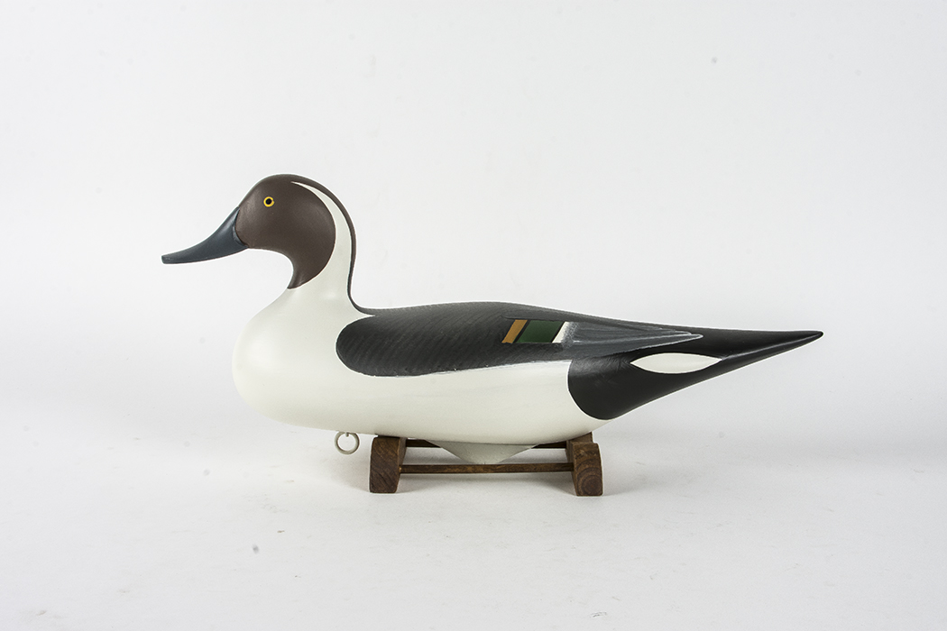 Pair of Patrick Vincenti Signed Wooden Pintail Duck Decoys EBTH