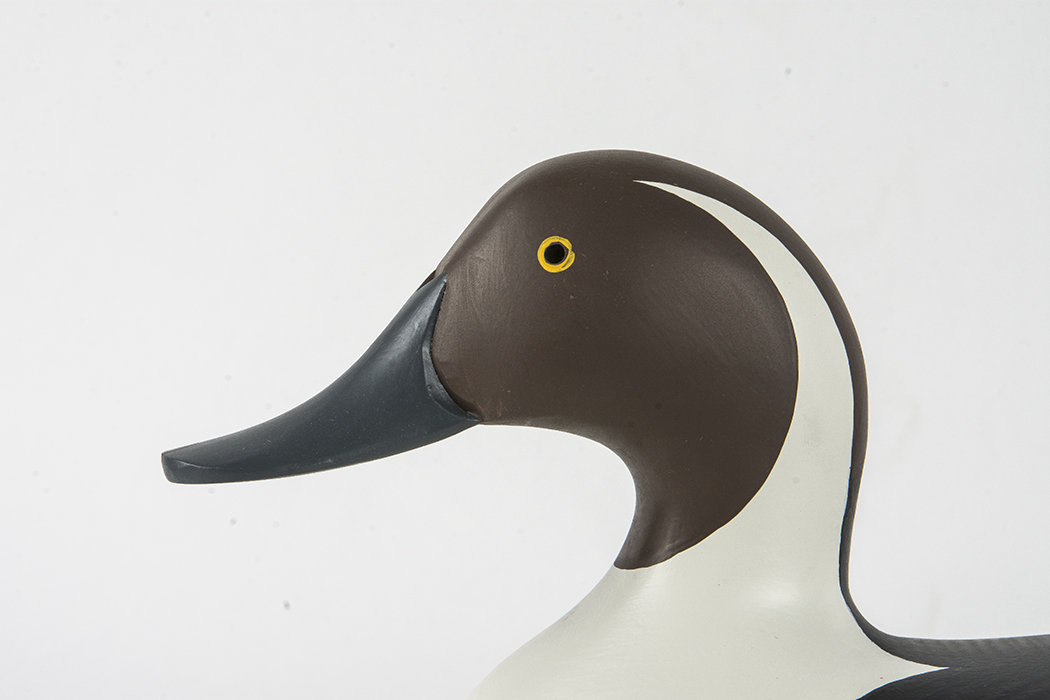 Pair of Patrick Vincenti Signed Wooden Pintail Duck Decoys EBTH