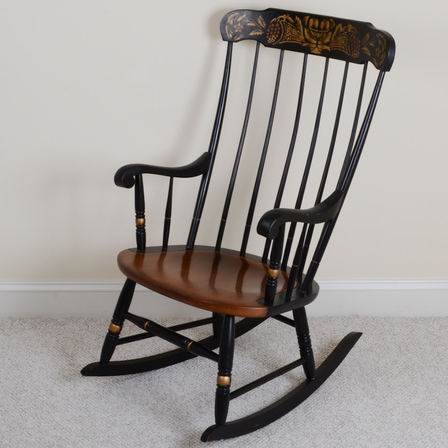 Reproduction L Hitchcock Rocking Chair Ebth