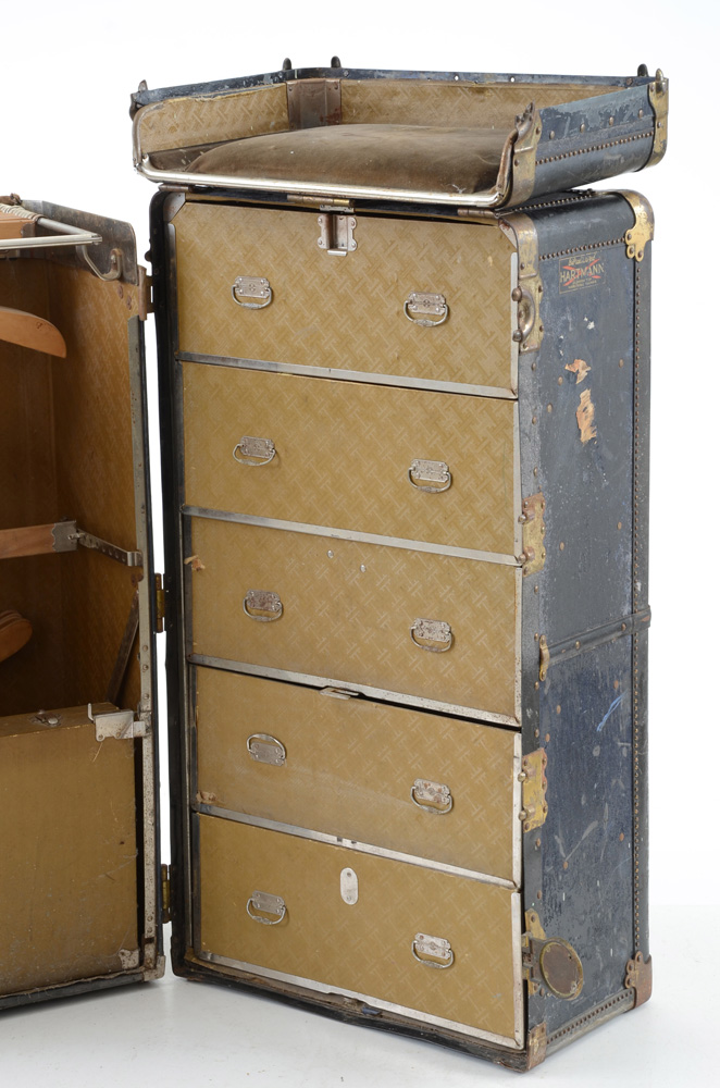 Vintage 1920's Hartman Wardrobe Trunk EBTH
