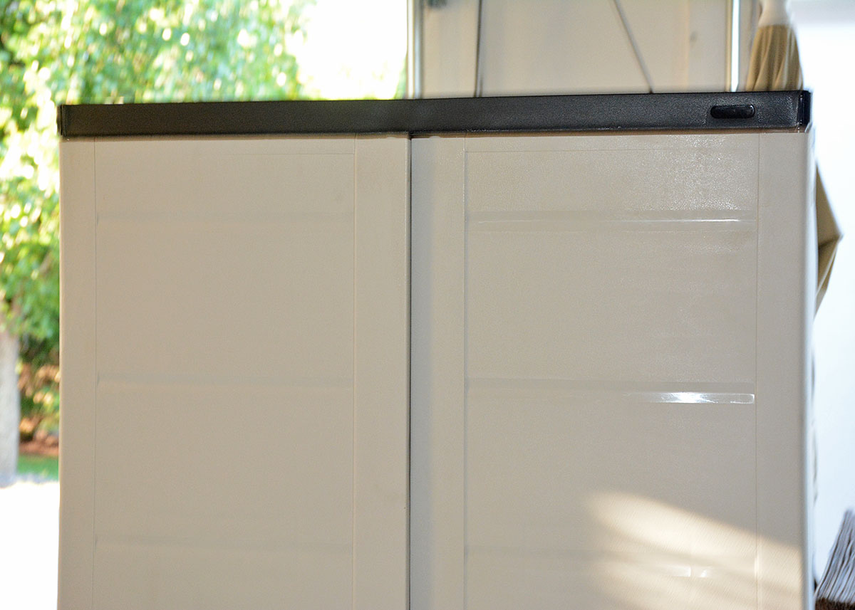 Pair of Gray Plastic Storage EBTH