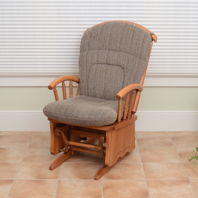 maple glider rocking chair