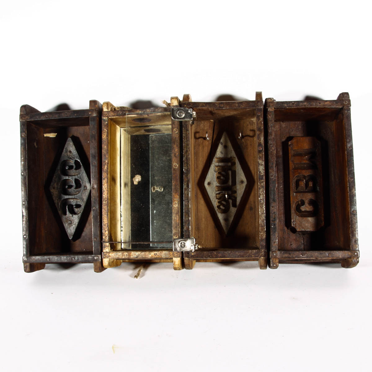 Antique Wooden Brick Molds EBTH