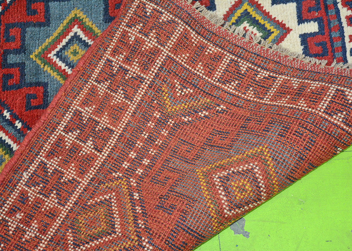 Handwoven Iranian Kurdish Area Rug EBTH