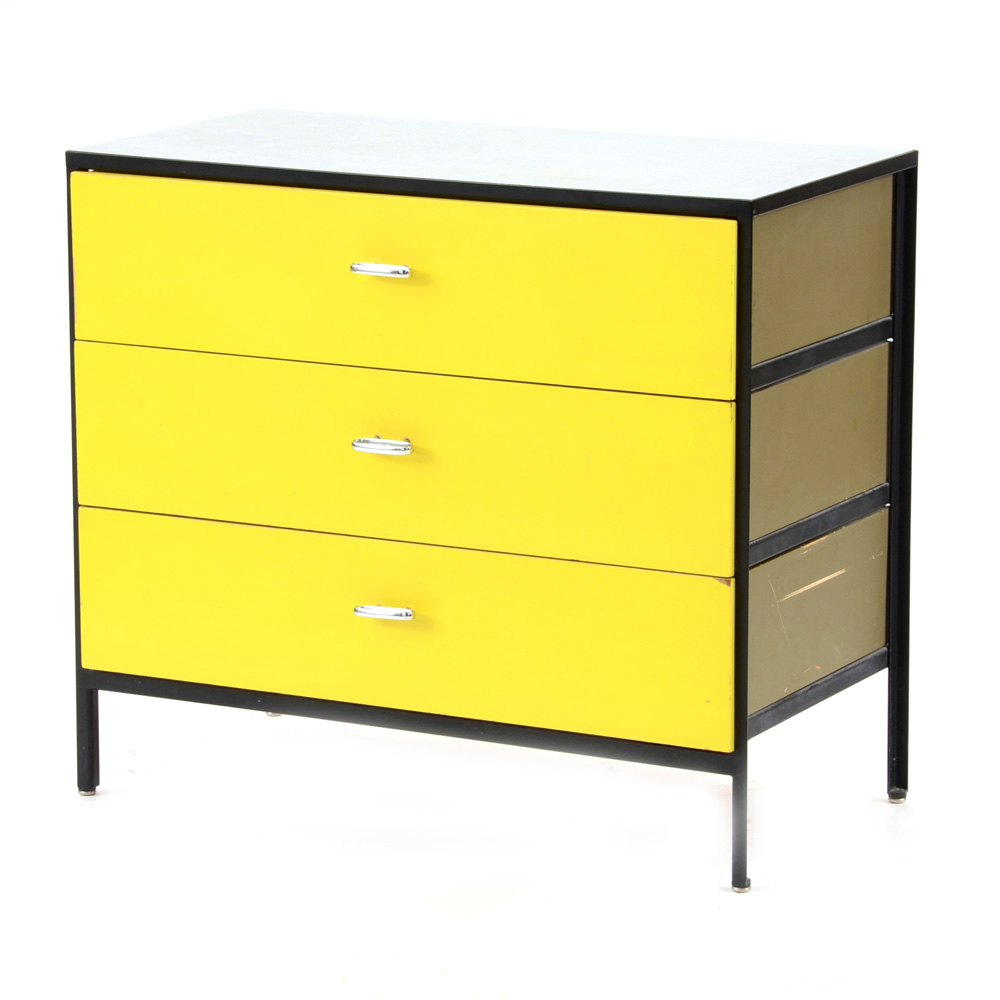 Herman Miller Steel Frame Cabinet Designed By George Nelson Ebth