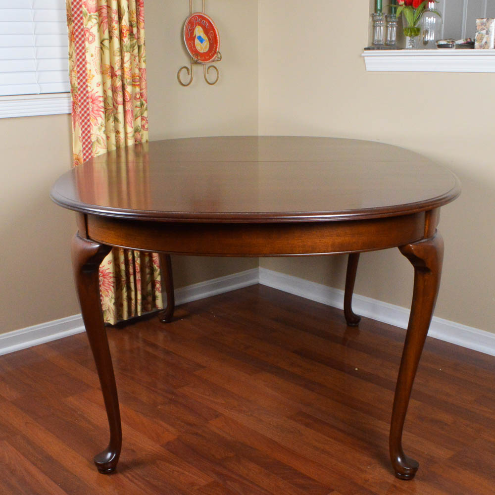 Oval Mahogany Dining Table EBTH