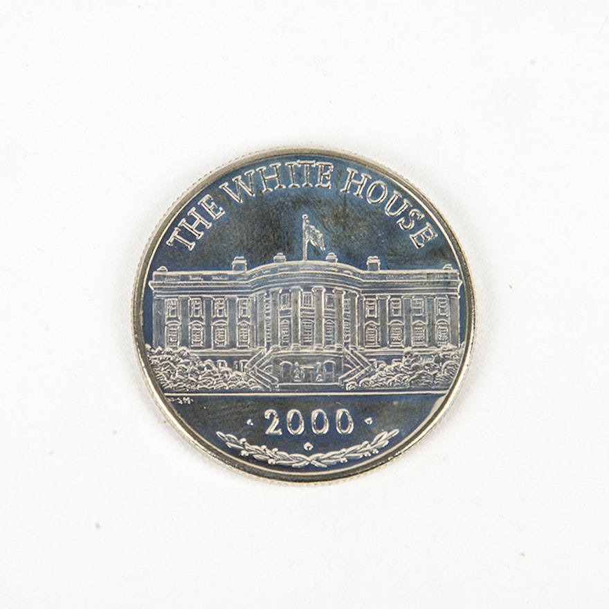2000 Republic Of Liberia Five Dollar White House Coin Ebth