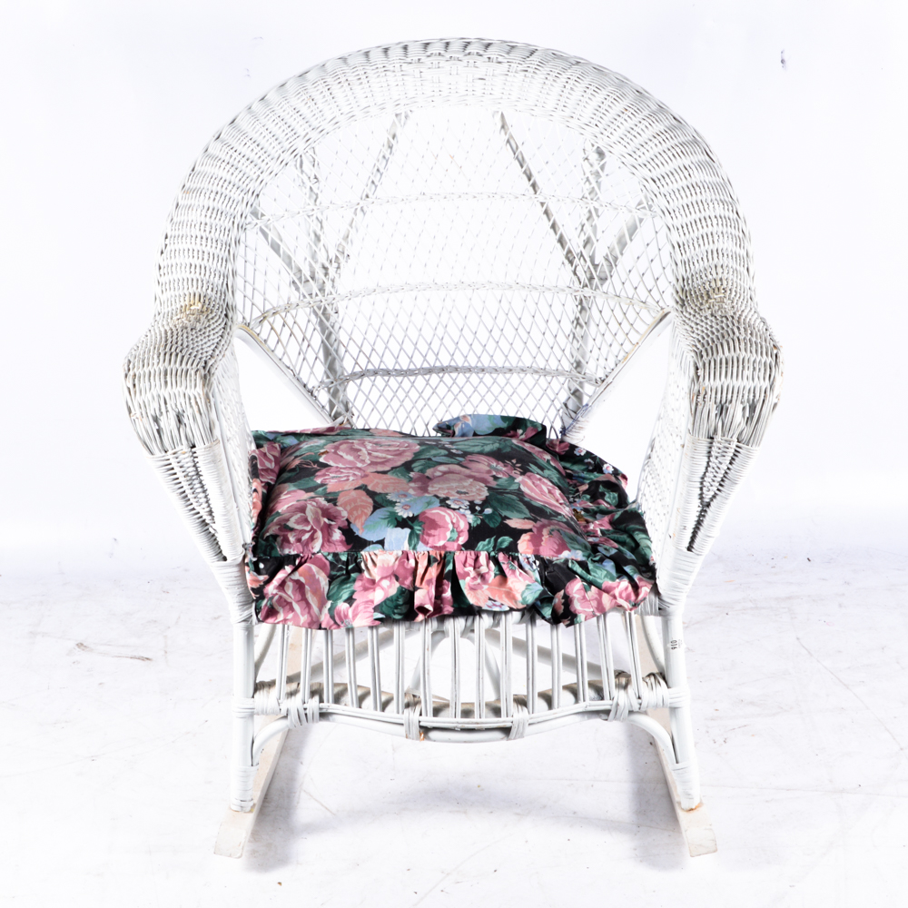 Pair of Wicker Rockers EBTH