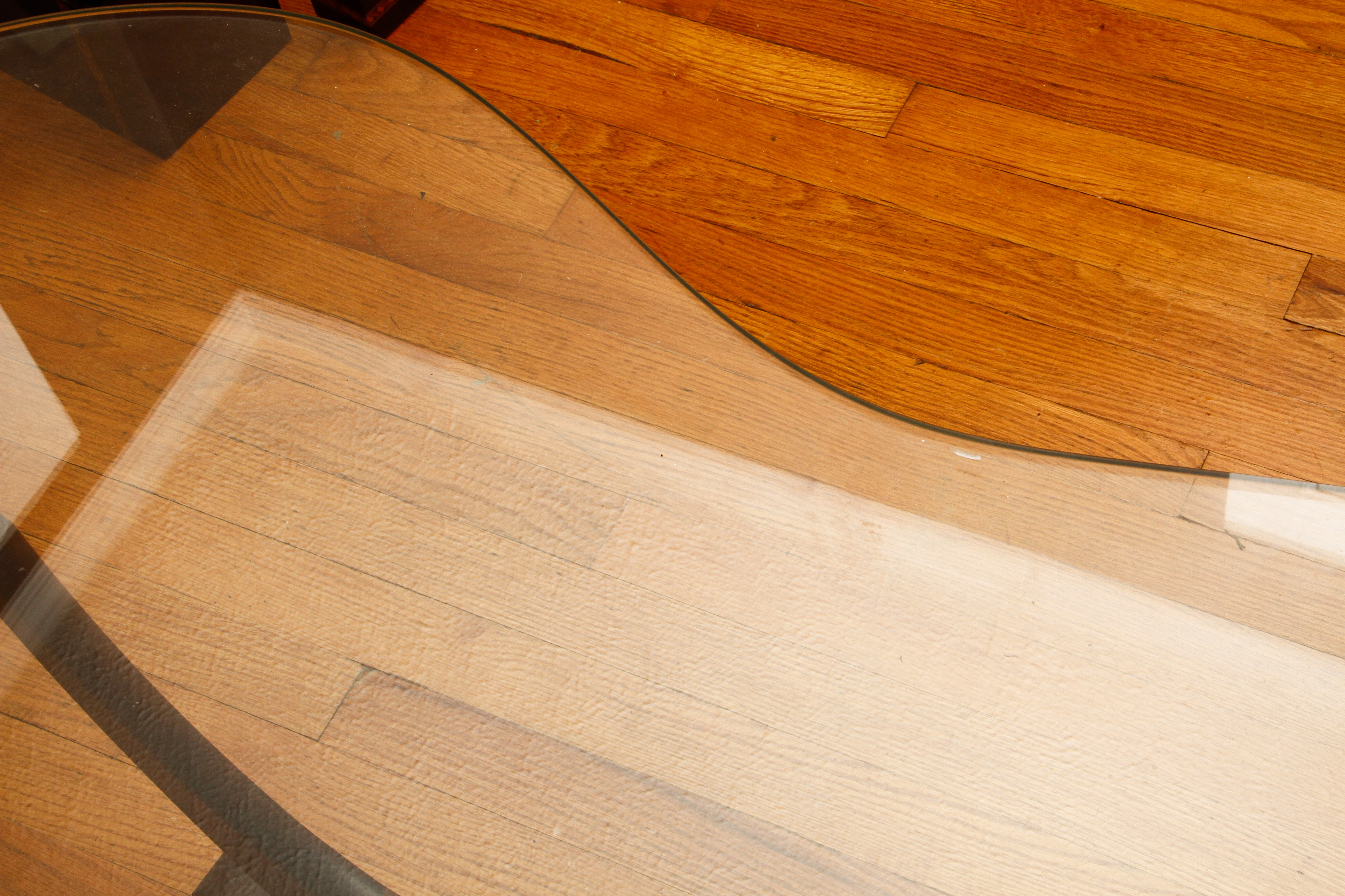 Mid Century Modern Glass Top Coffee Table EBTH