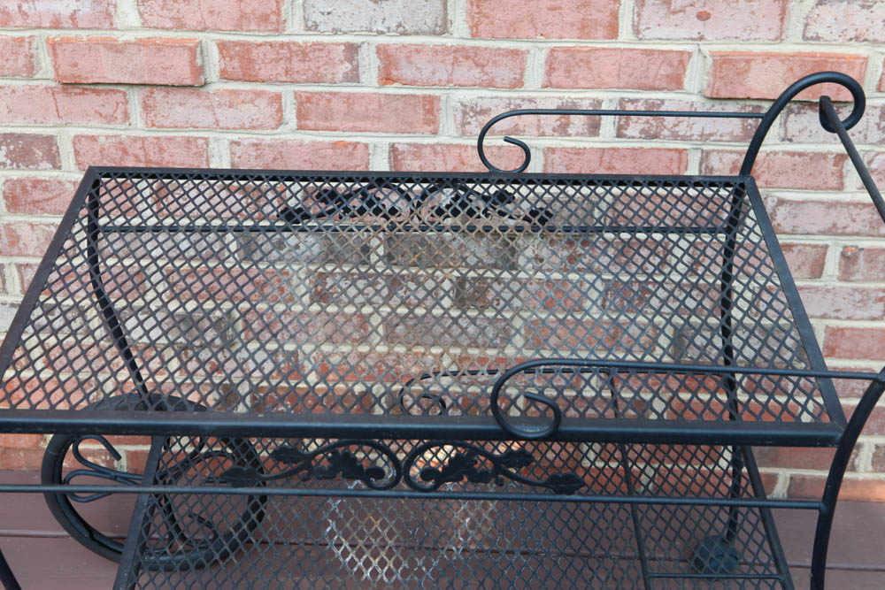 "Thermador CharGlo" Outdoor Grill and Serving Cart EBTH