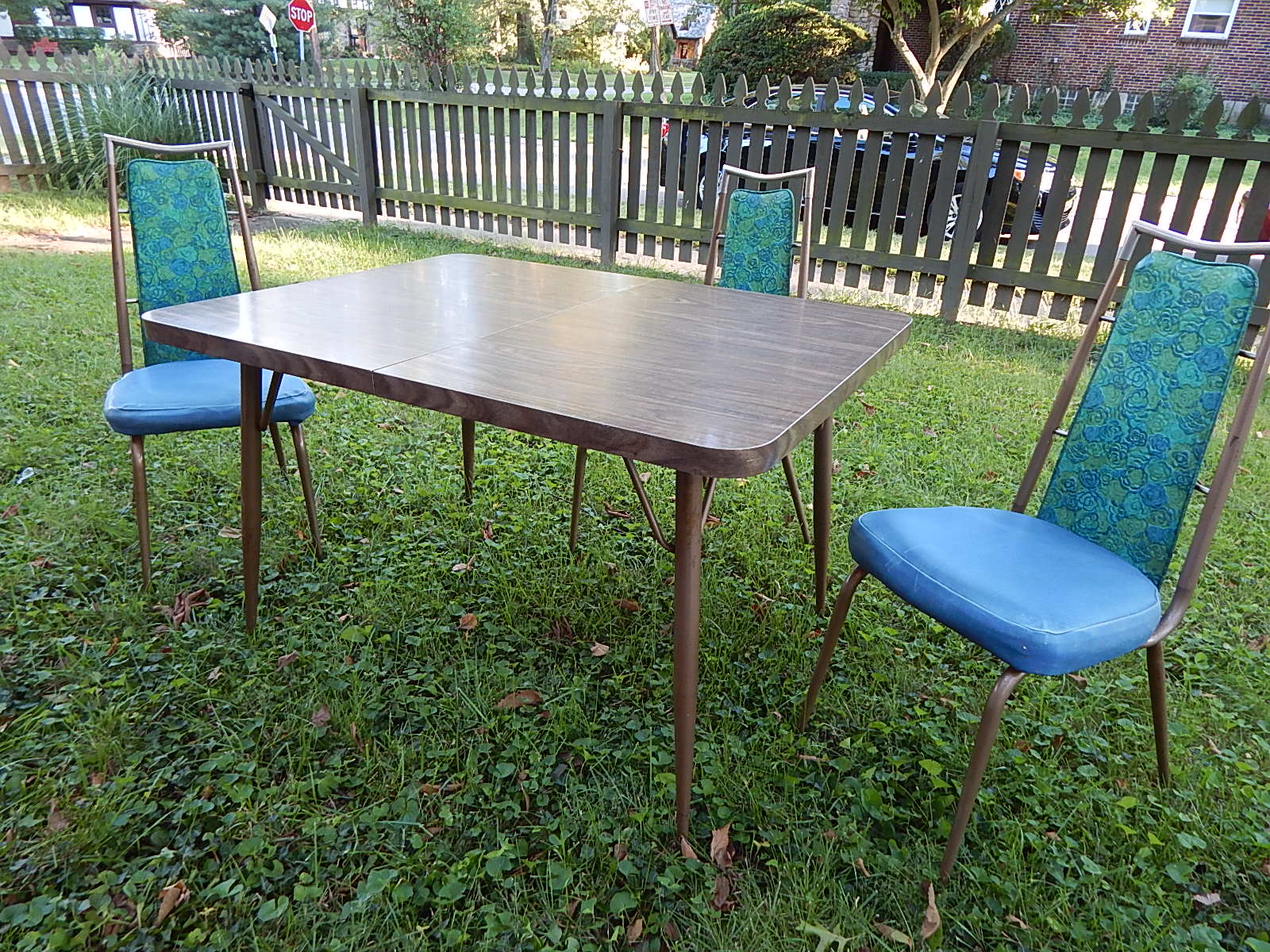 Vintage MidCentury Set Table with Six Chairs EBTH