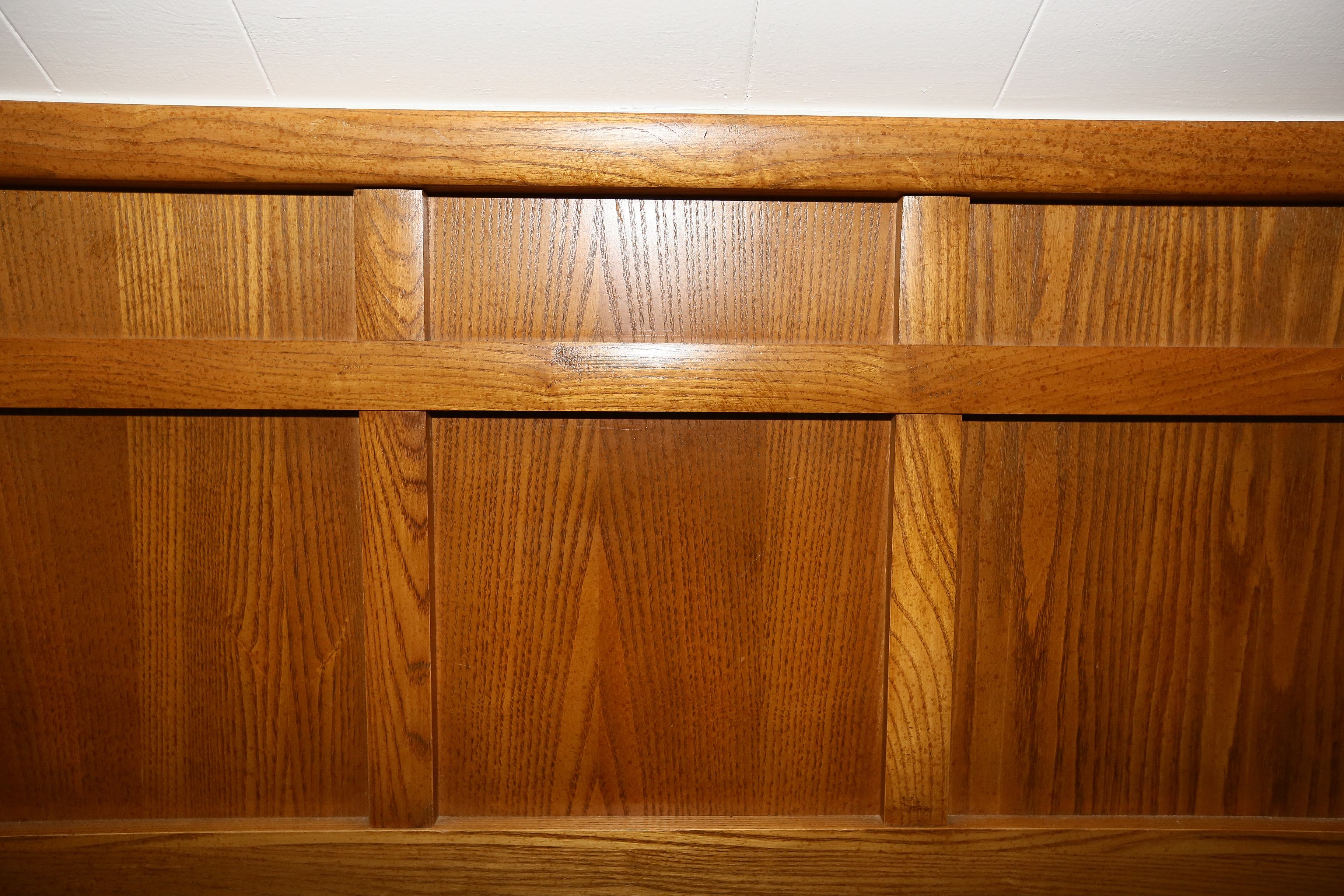 Full Size Oak Headboard EBTH