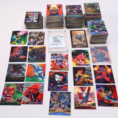 Collection of Comic Book Trading Cards Collection of Comic Book Trading Cards
