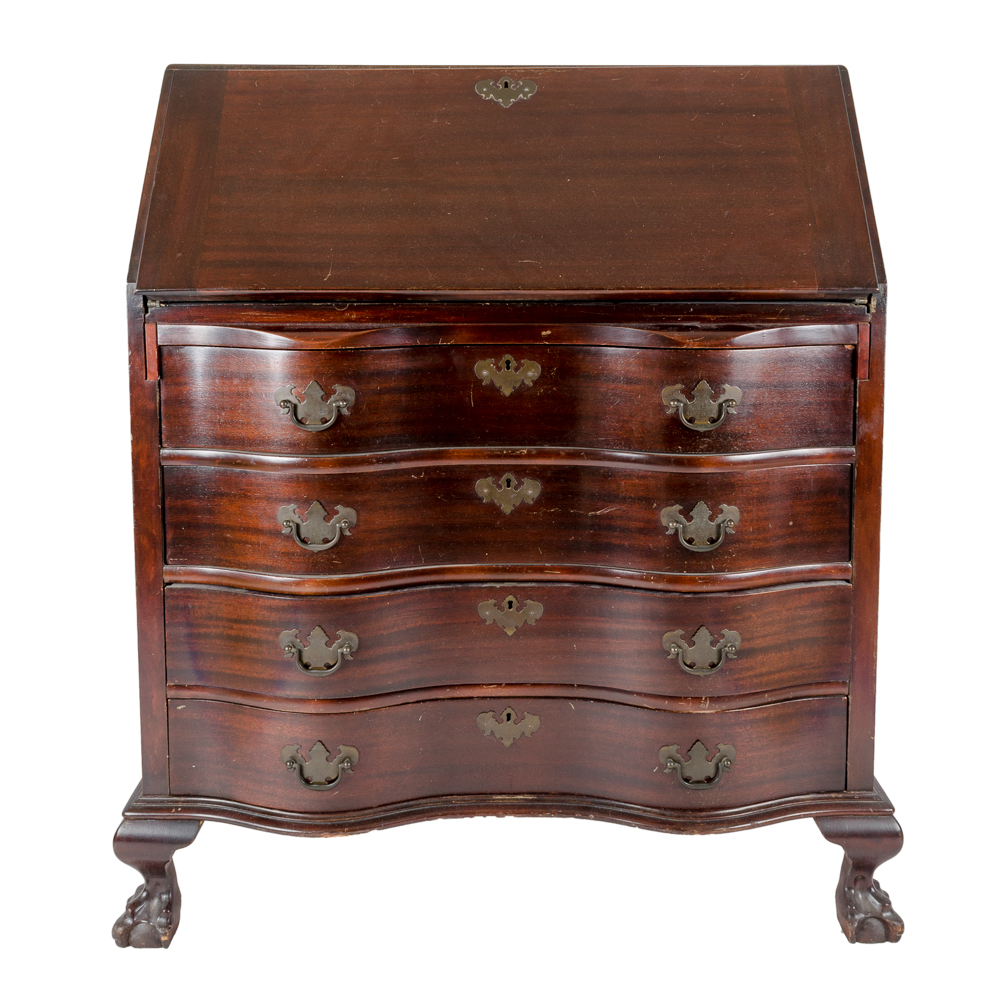 Vintage Governor Winthrop Drop Front Desk Ebth