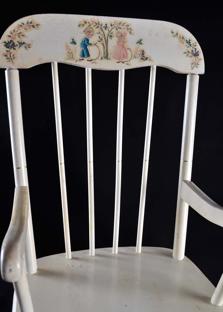 Vintage Child's Musical Rocking Chair EBTH