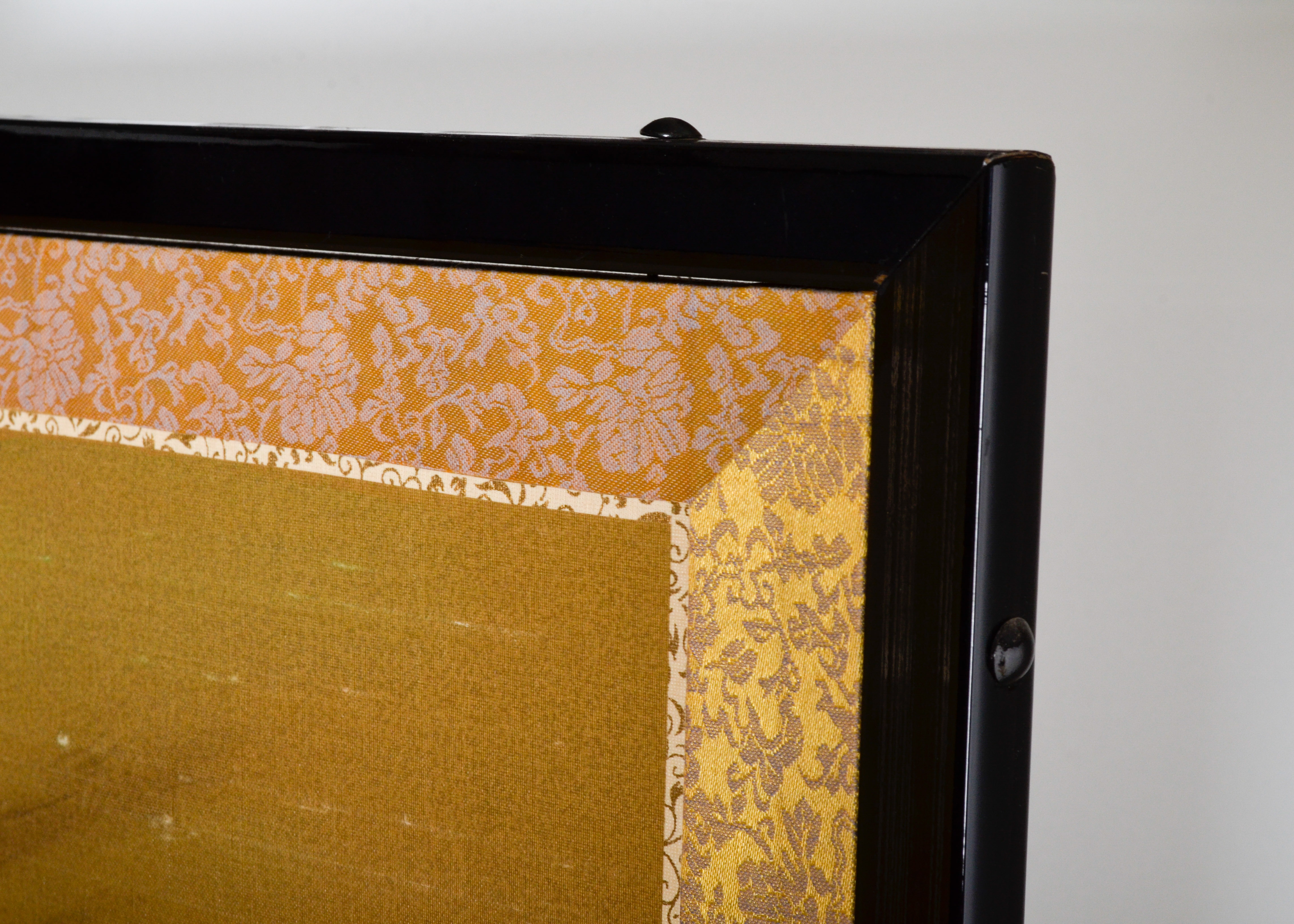 Japanese Four Panel Silk Screen | EBTH