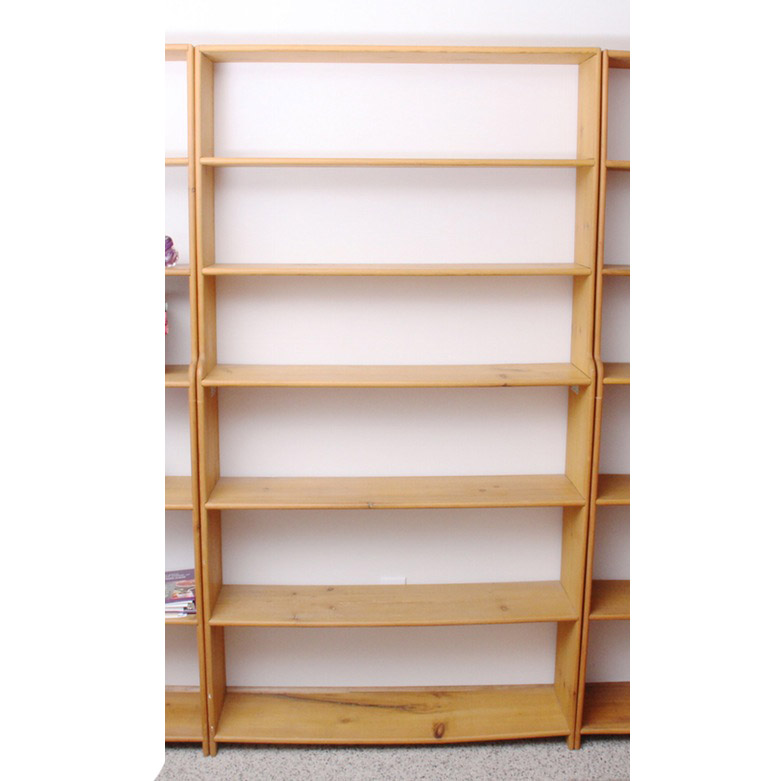 Two Handmade Pine Bookcases EBTH