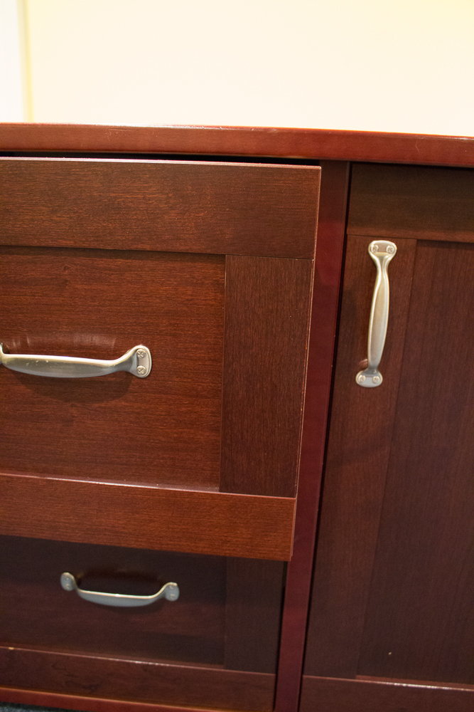 Lateral Wood Veneer Filing Storage EBTH