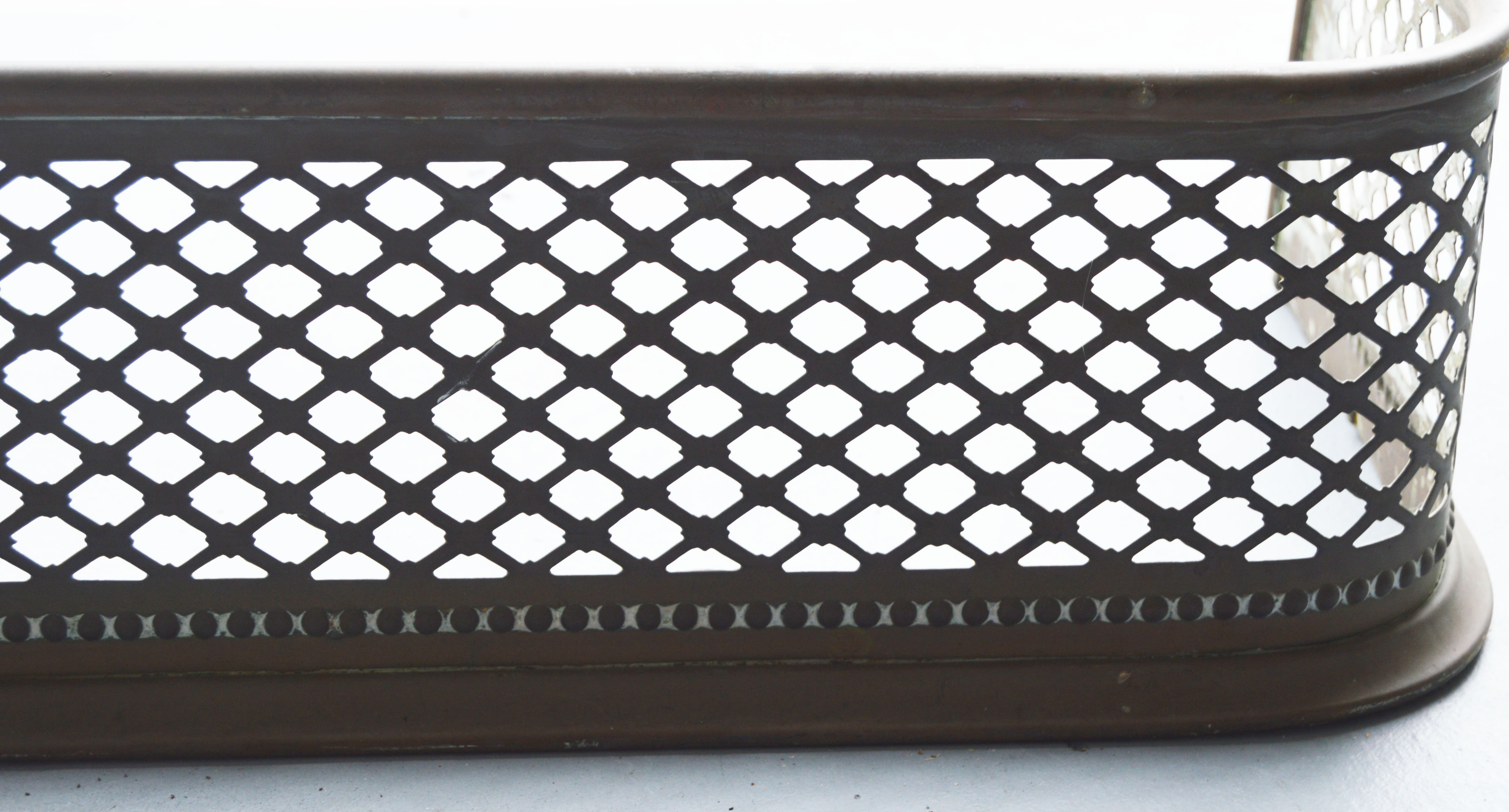 Antique Brass Fireplace Fender EBTH