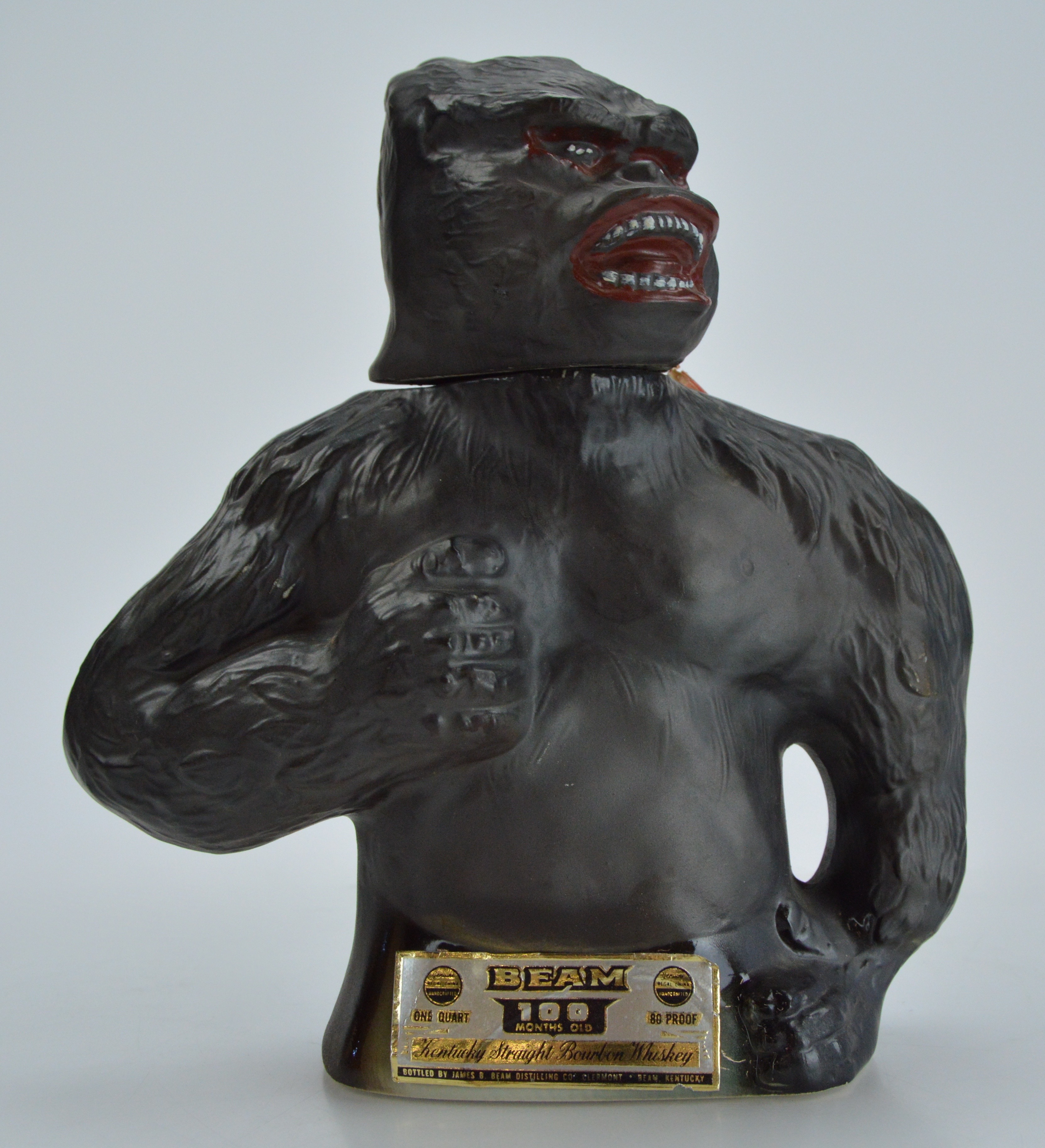 Jim Beam Ceramic King Kong Decanter EBTH