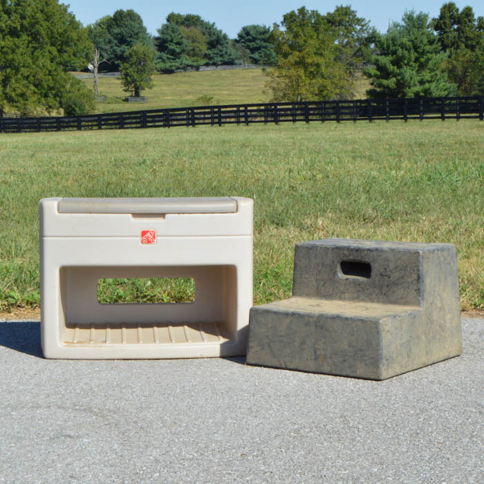 Equine Mounting Block and Step 2 Bench EBTH