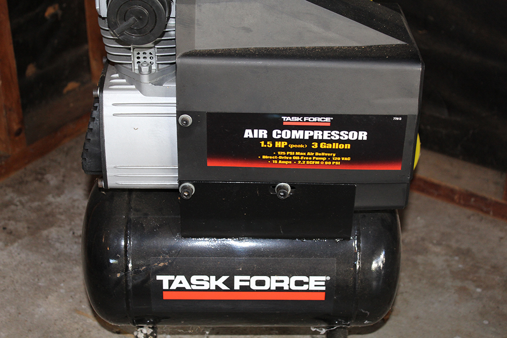 Task Force Three Gallon Air Compressor EBTH
