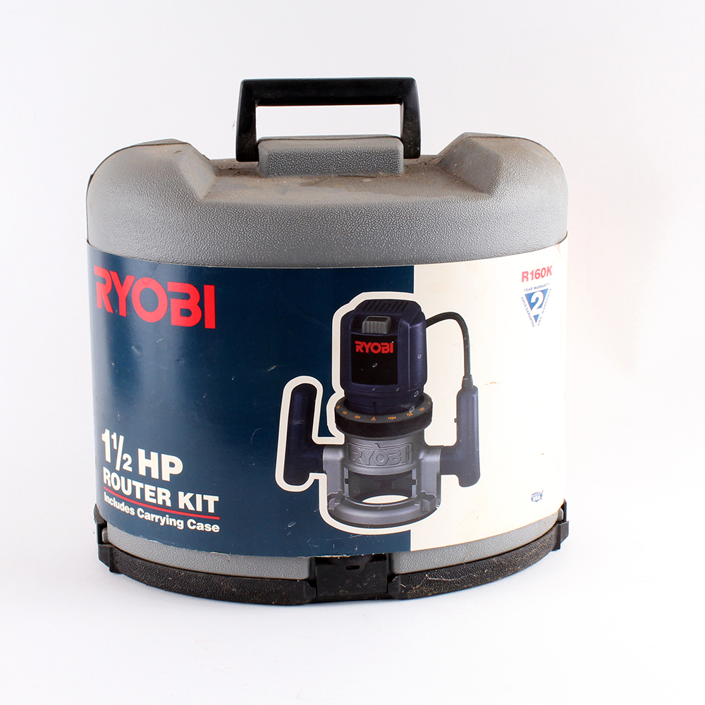 RYOBI 1 1/2 HP R160 Router Kit with Carrying Case EBTH