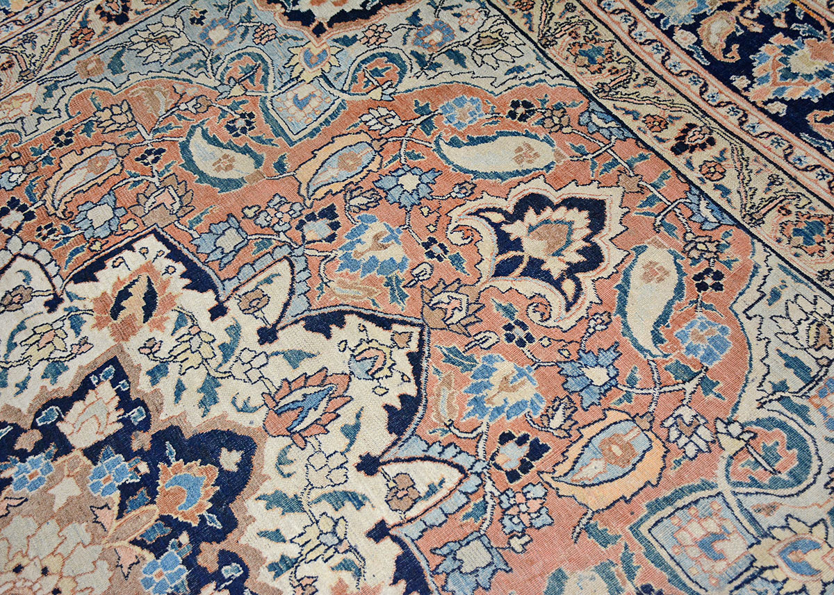 Hand Knotted Iranian Tabriz Rug EBTH