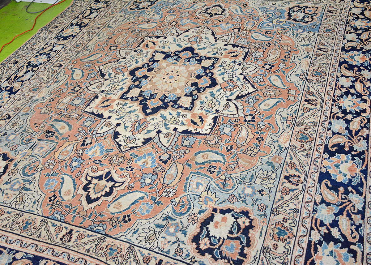 Hand Knotted Iranian Tabriz Rug EBTH