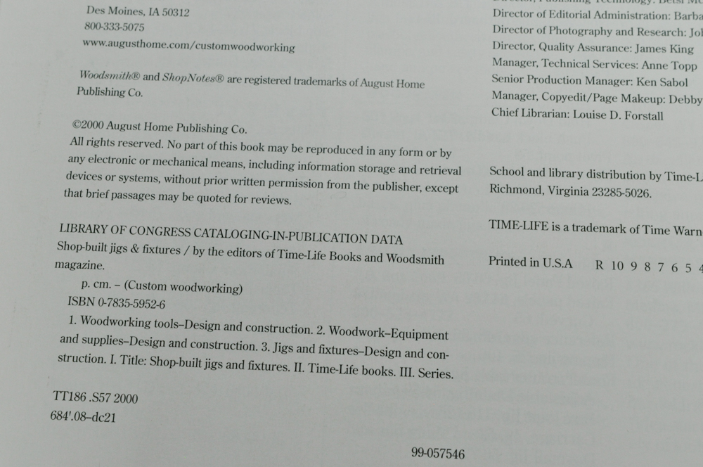 Time Life "Woodsmith" Custom Woodworking Books EBTH