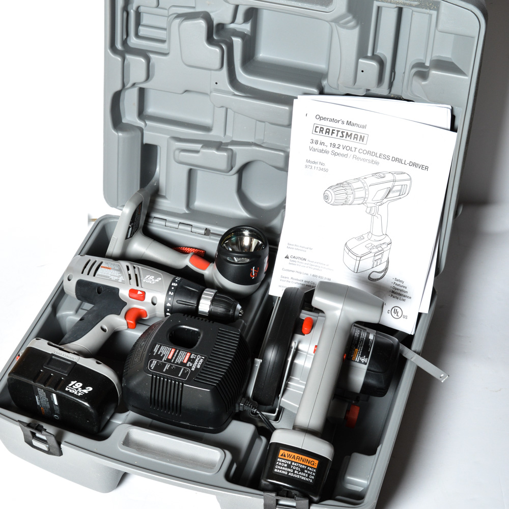 Craftsman 75th Anniversary Cordless Power Tool Combo EBTH