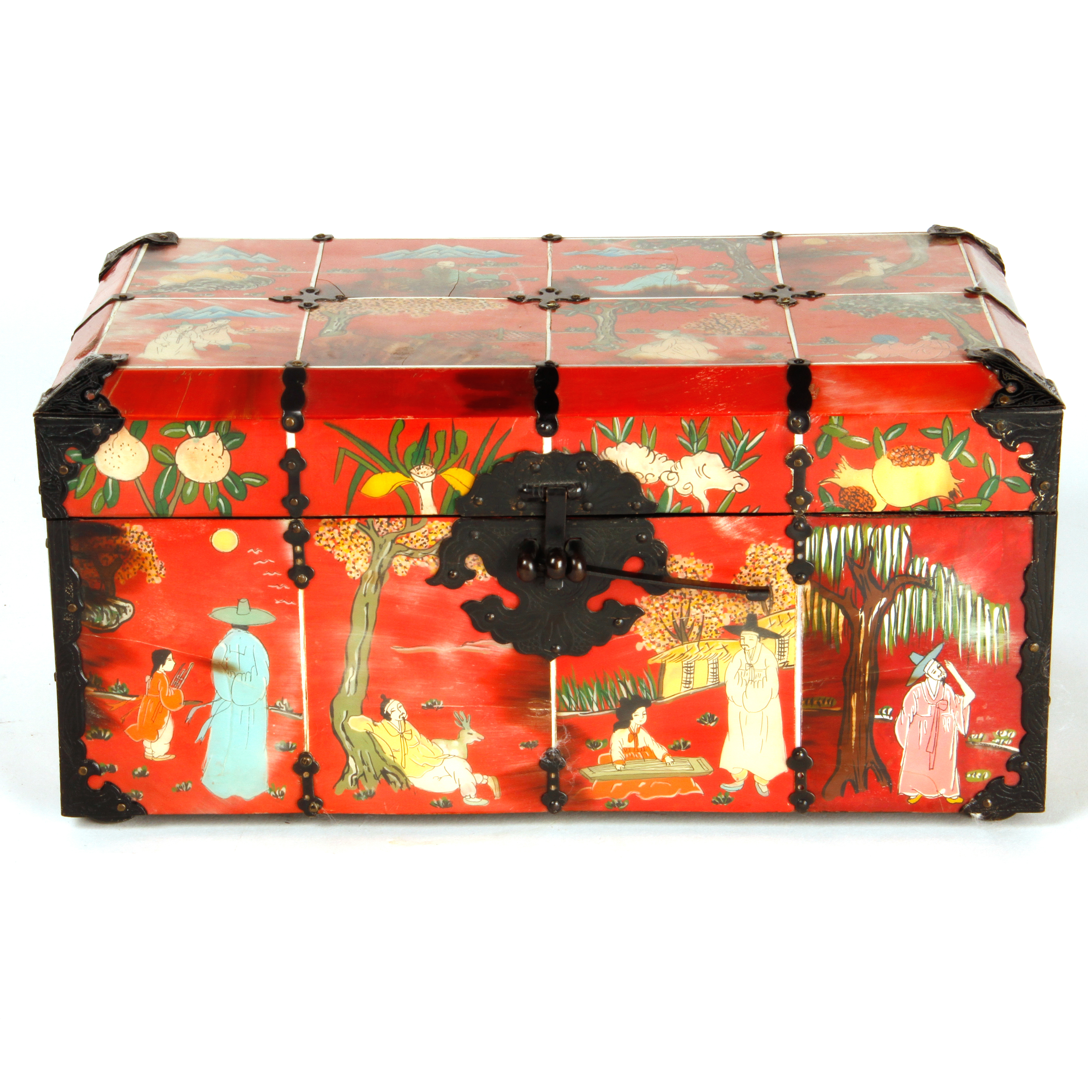 Hand Painted Japanese Jewelry Box EBTH