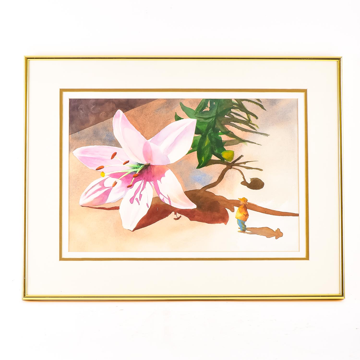 Ron Smalley Watercolor Painting Contemplator Ebth