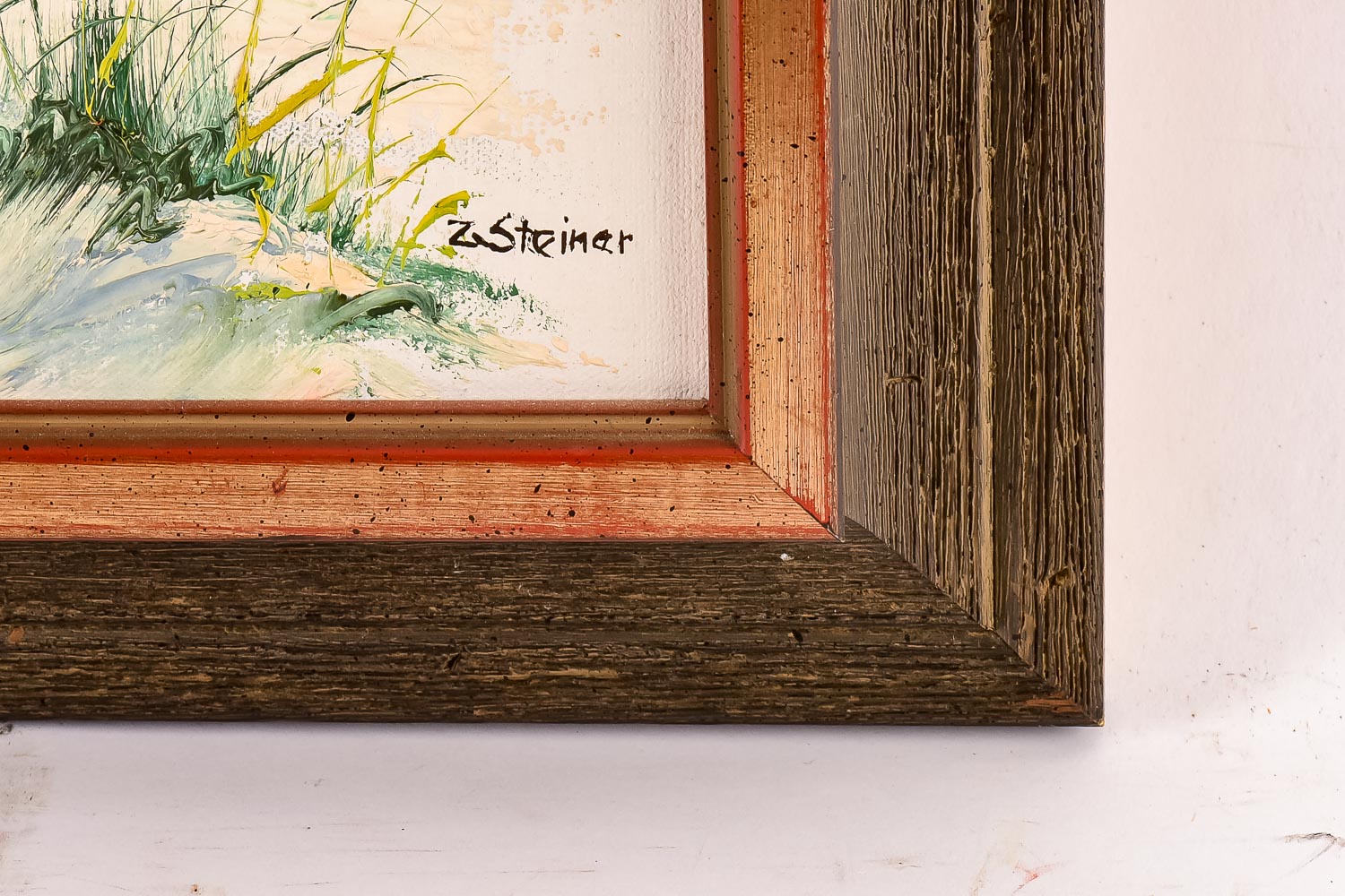 Signed Z. Steiner Acrylic Painting on Stretched Canvas EBTH