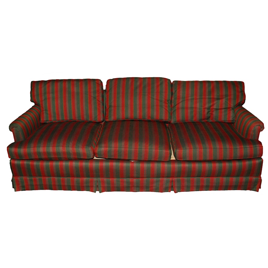 Vintage Henredon Red and Sofa | EBTH