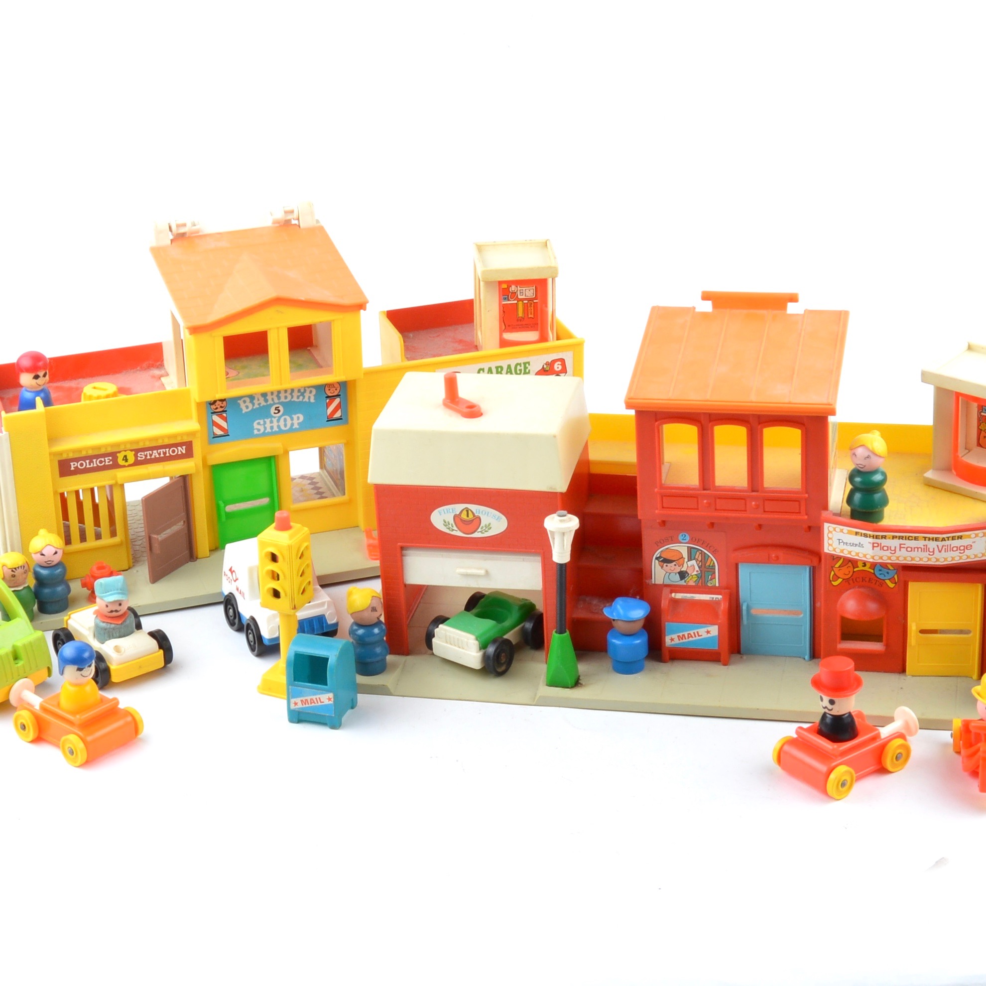 Vintage Fisher Price Little People Play Family Village Ebth