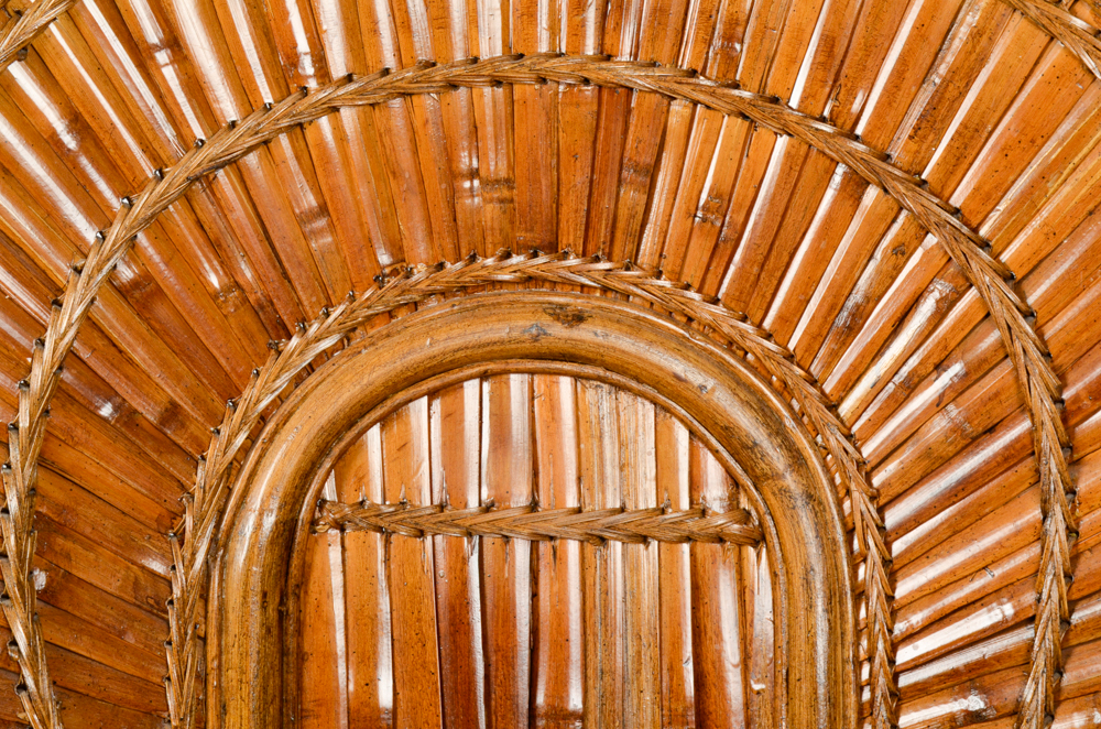 Vintage Bamboo Fan Back Chair EBTH